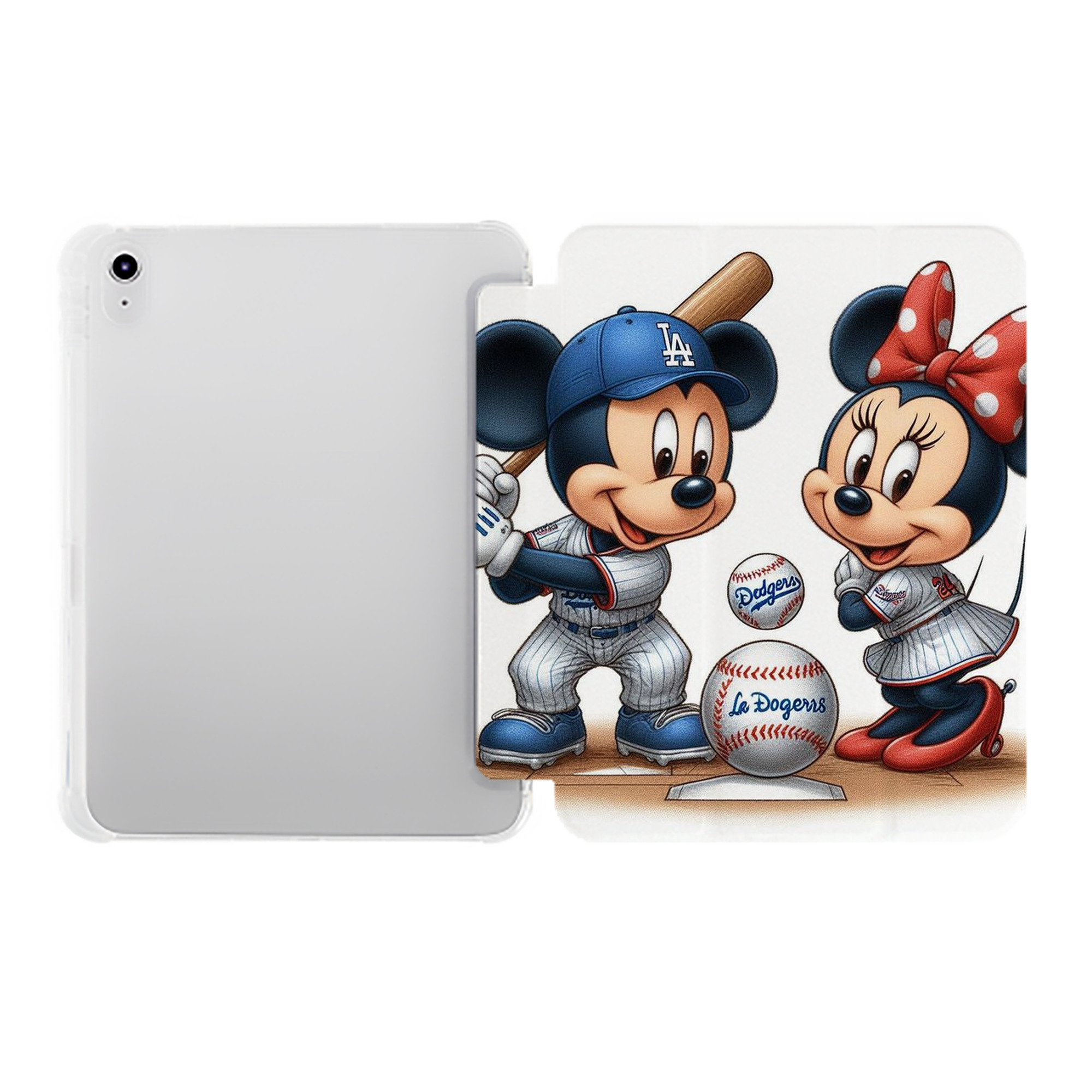  Premium Tri-Fold PU Leather & Silicone IPad Case With Pencil Slot – Fits 9.5,10.5,10.9 – Adjustable Stand, Slim, Protective